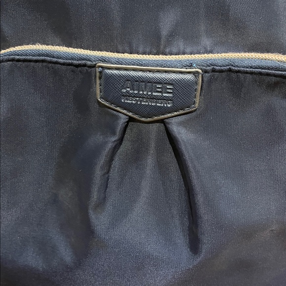 Aimee Kestenberg navy Backpack with Gold Accents - Picture 3 of 9